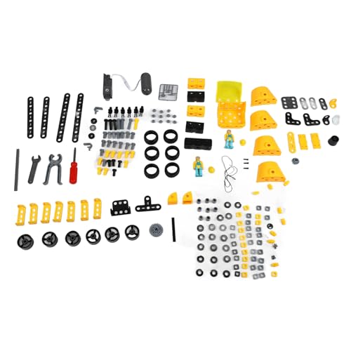 EVTSCAN STEM-Bausteine, Spielzeugset, 193 Teile, 6-in-1-pädagogischer Bausatz für Kinder ab 5 Jahren (193pcs) von EVTSCAN