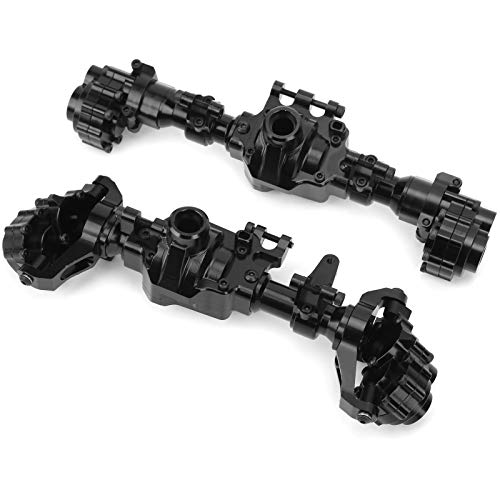 EVTSCAN Vordere Hinterachergehäuse Upgrade -Teile Zubehör für Traxxas4 4 1/10 RC -Auto von EVTSCAN
