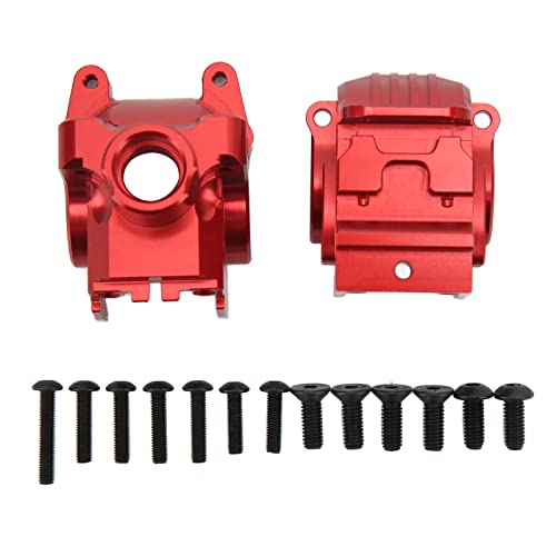 EVTSCAN Vorderhandwerk Differentialgehäuse Aluminiumlegierung für Fernbedienungsauto -Hobbyisten (Red) von EVTSCAN