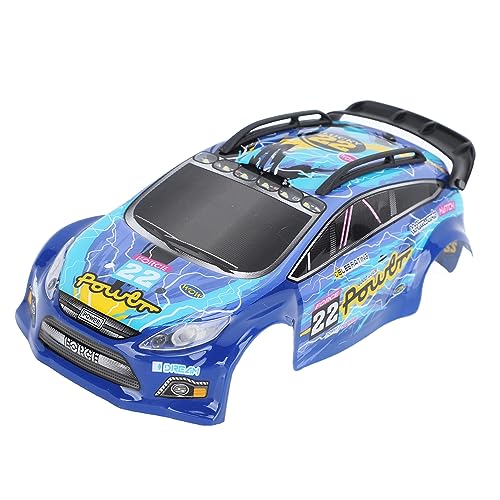 EVTSCAN WLtoys 284010 RC-Car-Karosserie, schlagfester Kunststoff, leicht, LED-Leuchten, einfache Installation, Upgrade-Zubehör für RC-Cars im Maßstab 1:28 von EVTSCAN