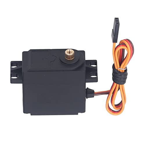 EVTSCAN Wasserdichtes Servo mit hohem Drehmoment, 15,5 kg cm bei 4,8 V, 16,3 kg cm bei 6,0 V, Kupfergetriebe für ZD Racing 1/7 RC-Auto, hohe Leistung, robust und effizient von EVTSCAN