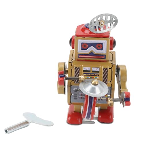 EVTSCAN Winden Sie Roboter Vintage Iron Clockwork Toy für Cafe Bar Decoration von EVTSCAN