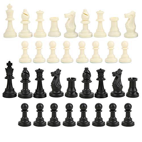 PP-Kunststoff International Chess Chessman Stick Flannelette King Höhe 95 mm Kein Schachbrett enthalten Feine Verarbeitung Intelligenz entwickeln Alle Altersgruppen Leicht Bequeme von EVTSCAN