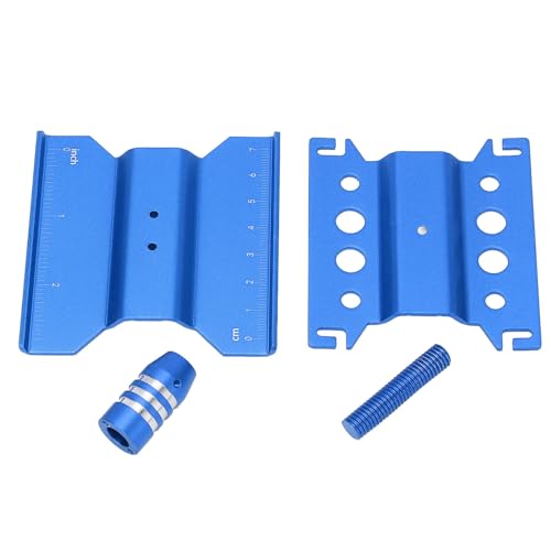 RC Auto Reparatur Stand Aluminium Legierung 1/18 1/24 Scale SCX24 Fernbedienung Auto Work Station 360 Rotation (Blue) von EVTSCAN