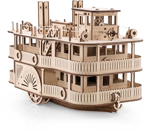 EWA Eco-Wood-Art Paddle Steamer Der Raddampfer Prinzessin der Flüsse Liebhaber von Geschichte, Technik und jeden, der die Schönheit klassischer Dampfer schätzt, natürlich von EWA Eco-Wood-Art