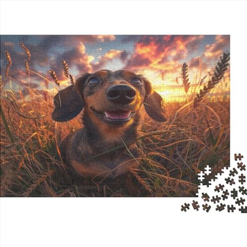 Hund Puzzlespiel 1000 Teile Puzzle Für Erwachsene Und Kinder Ab 14 Jahren, Erwachsenen Puzzlespiel Puzzel 1000pcs (75x50cm) von EWAZKOPRH