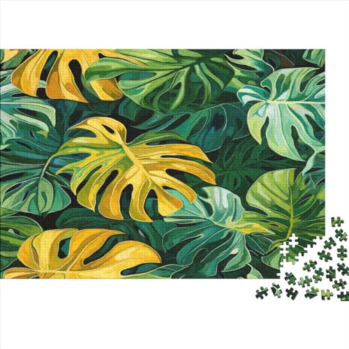 Palmfrond 1000 Teile, Impossible Puzzle,GesKükenlichkeitsspiel Für Die Ganze Familie, Erwachsenenpuzzle Ab 14 Jahren Puzzel 1000pcs (75x50cm) von EWAZKOPRH