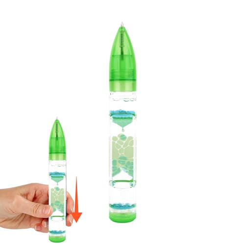 EWOKE Coole Flüssig Timer Stifte | Liquid Motion Bubbler Stift | Zappel Stift Spielzeug Für Kinder Und Erwachsene | Autismus Angst Stress Relief Fidget Sensory Toys Geschenk Für Jungen Mädchen von EWOKE