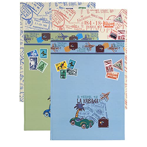 Exacompta 25901E Premium Briefmarken-Sammel-Album Starter-Kit mit 16 schwarzen Seiten Einsteckbuch für Ihr Hobby Briefmarkenalbum 1 Stück Zufallsfarbe von Exacompta