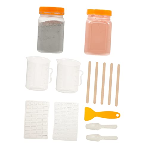 EXAOMBLE 1 Satz Ziegelform-Set bastel Set für bausteine für Sandspielzeug Konstruktionsspielzeug DIY sandtisch Szene DIY zubehör DIY Sandtisch Modellbaumaterialien Kieselgel von EXAOMBLE