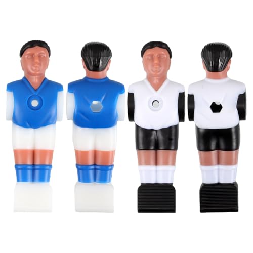 EXAOMBLE 4 Stücke Tischfußball Zubehör Ersatz Fußball Spieler Schreibtisch Fußball Spieler Figuren Tisch Teile Tisch Fußball Fußball Mann Modell von EXAOMBLE