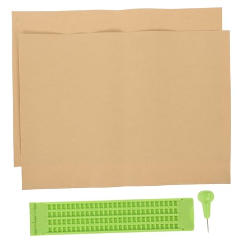 EXCEART 1 Satz Braille-tafel Braille-bücher Magnetischer Handyhalter Fürs Auto Whiteboard-Marker Blindenschrift Stift Für Tablet Tafeln Entlüften Puzzle Punkt Klaviatur Plastik Light Green von EXCEART