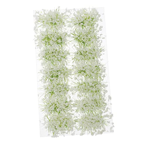 EXCEART 1 Schachtel Grasschuppen Formgehölze im Freien Cluster für Layoutmodell plastiktisch Plastic Anlage Züge Gras-Cluster siamesische Blumensträucher Puppenhaus Sandkasten Rasen Strauß von EXCEART