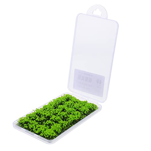 EXCEART 1 Schachtel Kunstrasen-Cluster Terrarium Statisch Feenbaum Aquarium Dioramenbedarf Grasmatte Für Aquarien Miniaturpflanzen Heimdekoration Figuren Bausatz Anlage Green Harz von EXCEART