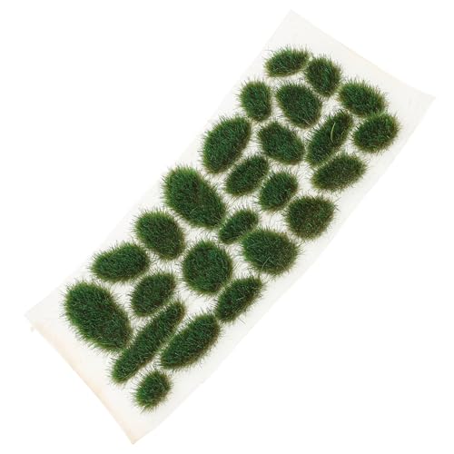 EXCEART 1 Schachtel Modell Gras mikrolandschaft sandkästen Dekoratives Gras Landschaftsdekoration Grasteppich Miniatur DIY Sandtischmaterial simuliertes Grasbüscheldekor Plastik Green von EXCEART