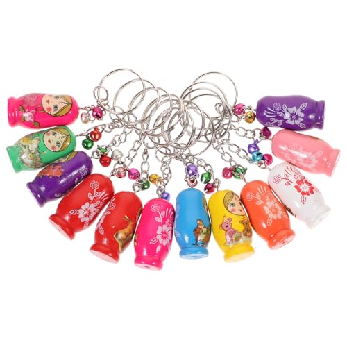 EXCEART 12 StüCk Holz SchlüSselanhäNger Russische Matroschka Puppen Handgefertigte Babuschka AnhäNger Dekorative Geschenkidee FüR Weihnachten Und Zuhause EXCEART 12 StüCk Holz SchlüSselanhäNger Russische Matroschka Puppen Handgefertigte Babuschka AnhäNger Dekorative Geschenkidee FüR Weihnachten Und Zuhause von EXCEART