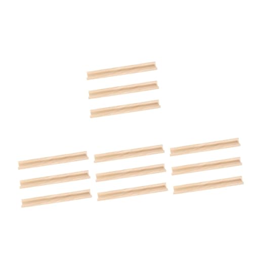 EXCEART 4 Sätze Holzdekorationen Holzbuchstaben Halter Für Dominosteine Domino-halter-racks Dominoständer Selber Machen Dominosteine ​​aus Holz Fliesenregal Khaki 3 Stücke * 4 von EXCEART