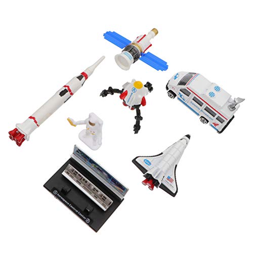 EXCEART Alloy Spacecraft Model Toy Set 1 Set Imitiertes Satelliten Für Den Schreibtisch | Educational Playthings Shuttle Toy Set | Perfekt Für Kreative Spielstunden Und Als von EXCEART