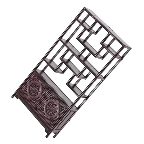 EXCEART Chinesisches Möbelmodell Miniaturmöbelmodell Schöne Mini-hausdekoration Miniaturspielzeug Dekorative Miniaturmöbel Dekorative Mini-hausdekoration Miniatur-hausdekor Brown Abs von EXCEART