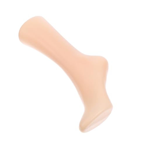 EXCEART Fußform Sockenform Form Fußform Damensocken Aus Reiner Baumwolle Fußform Für Erwachsene Sockenfußform Socken Stehen Schaufensterpuppenfüße Für Socken Mannequin-füße Plastik Beige von EXCEART