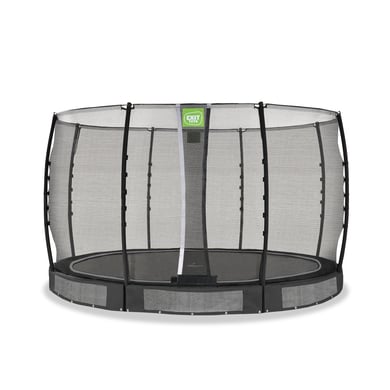 EXIT Allure Classic Bodentrampolin ø 366 cm mit Sicherheitsnetz, schwarz von EXIT TOYS