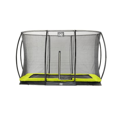 EXIT Bodentrampolin Silhouette Rechteckig 214x305 cm mit Sicherheitsnetz - grün von EXIT TOYS