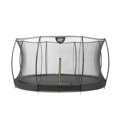 EXIT Bodentrampolin Silhouette ø366 cm mit Sicherheitsnetz - schwarz von EXIT TOYS