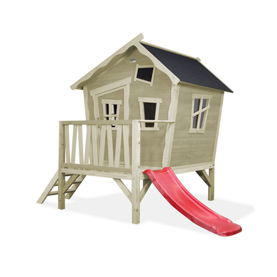 EXIT Holzspielhaus Crooky 300, graubeige von EXIT TOYS