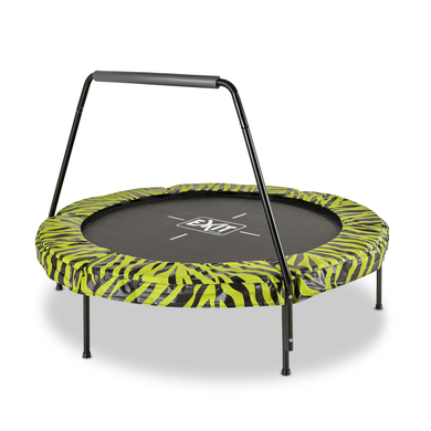 EXIT Tiggy junior Trampolin mit Griffstange ø140 cm, schwarz/grün von EXIT TOYS