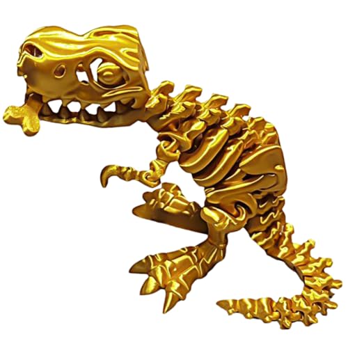 EXOSSBA 3D Gedruckter Dinosaurier, Bewegliche Gelenke Dinosaurier Figur 3D Artikulierte Dinofiguren Ornament Realistische Dinosaurier Spielzeug Dekorationen für Home von EXOSSBA