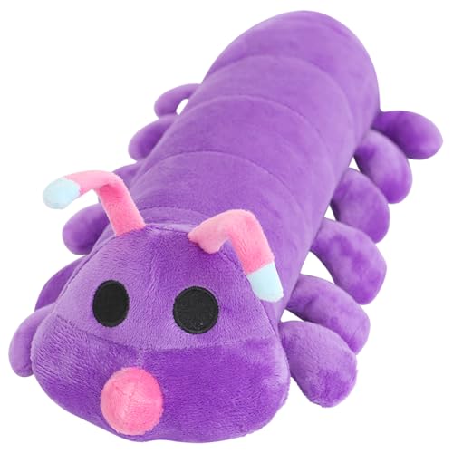 EXOSSBA Kuscheltier Raupe Plüschtier, Lila Raupe Nimmersatt, Weiche Raupen Kuscheltier Spielfigur Plüsch, Tolles Geschenk für Jungen Und Mädchen Zum Fantasievollen Spielen. von EXOSSBA