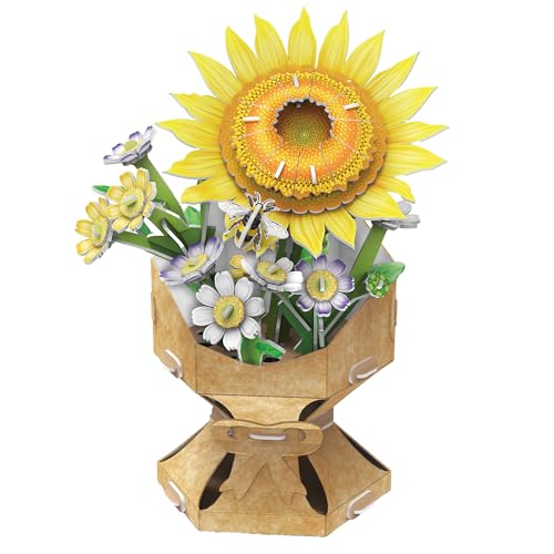 EXPLORA - Sonnenblumenstrauß - 3D-Puzzles - 540503-102 Teile - Ohne Kleber oder Schere - Pädagogisch - Konstruktionsspiel - Kindergeschenk - Modell - Lehrreich und Unterhaltsam - Ab 8 Jahren EXPLORA - Sonnenblumenstrauß - 3D-Puzzles - 540503-102 Teile - Ohne Kleber oder Schere - Pädagogisch - Konstruktionsspiel - Kindergeschenk - Modell - Lehrreich und Unterhaltsam - Ab 8 Jahren von EXPLORA SCIENCES
