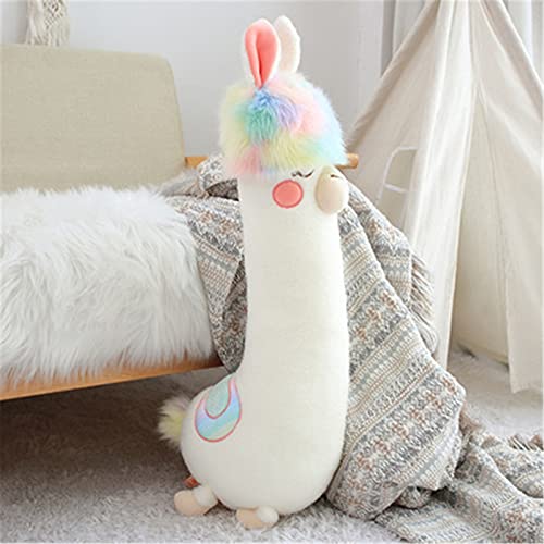 EXQULEG Alpaka Stofftier Plüschtier, Plüschtiere Alpaka, Plüschtier Süßes Kuscheltier Weiche Alpaka Spielzeug Puppe Geburtstagsgeschenk, 70cm von EXQULEG