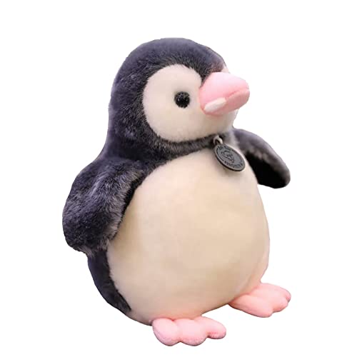 EXQULEG Pinguin Stofftier Plüschtier, Pinguin Kuscheltier Tier Plüsch Spielzeug für Mädchen, Jungen & Babys (Rosa,18cm) von EXQULEG