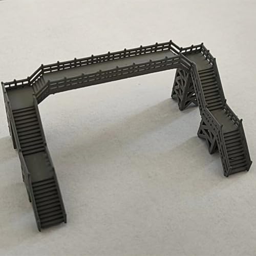 Z Scale Railway Decoration Intricately Detailed Overhead Footbridge Model von EXTRWORY