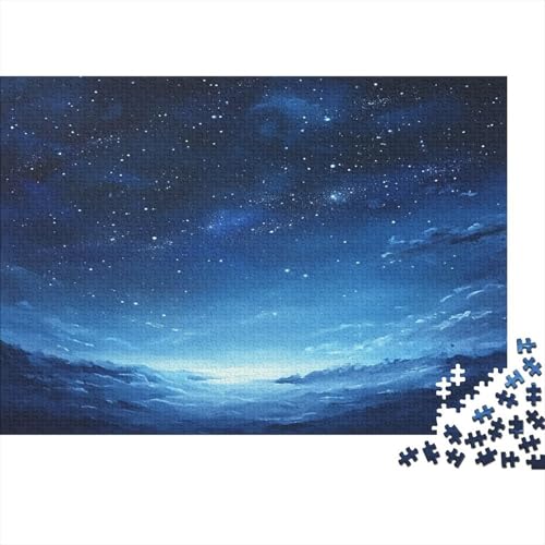 Kosmischer Sternenhimmel Puzzle 300 Teile Holzspielzeug Brillante und prächtige geheimnisvolle Fantasie Erwachsenenpuzzle Für Erwachsenenpuzzle Ab 14 Jahren 300pcs (40x28cm) von EYABZKLDZ