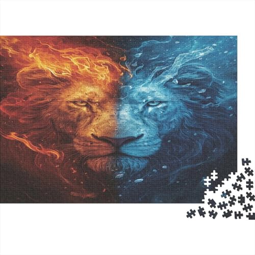 Löwe Puzzle 1000 Teile Puzzle Für Erwachsene Und Kinder Ab 14 Jahren Puzzel 1000pcs (75x50cm) von EYABZKLDZ