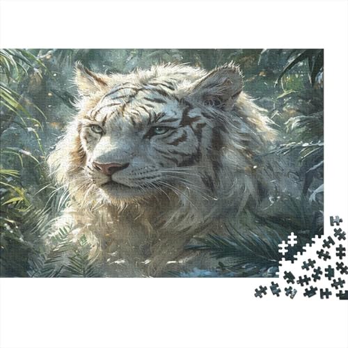 Löwe Puzzle 300 Teile Holzspielzeug Colorful Colorful Löwe Geschicklichkeitsspiel Unique Gift Home Decor 300pcs (40x28cm) von EYABZKLDZ