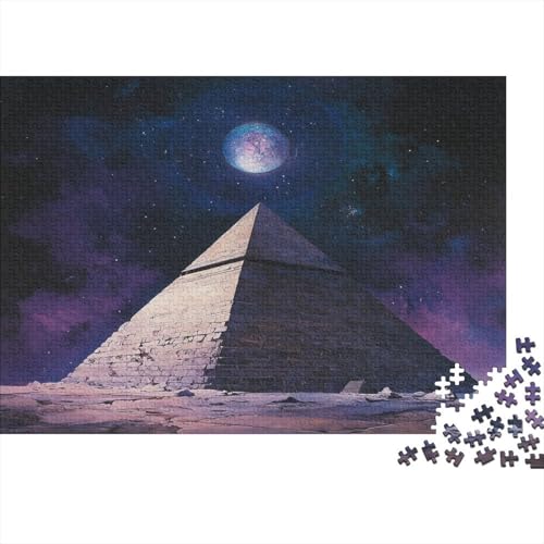 Pyramide Holzpuzzles 300 Teile Holzspielzeug Spektakulär Erwachsenenpuzzle Für Erwachsenenpuzzle Ab 14 Jahren 300pcs (40x28cm) von EYABZKLDZ