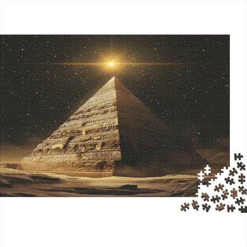 Pyramide Holzpuzzles 300 Teile Holzspielzeug Spektakulär Geschicklichkeitsspiel Für Erwachsenenpuzzle Ab 14 Jahren 300pcs (40x28cm) von EYABZKLDZ