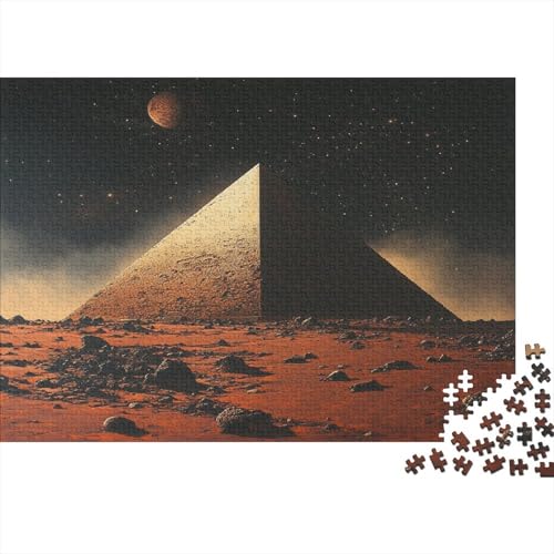 Pyramide Holzpuzzles 500 Teile Holzspielzeug Spektakulär Erwachsenenpuzzle Für Erwachsene Und Kinder Ab 10 Jahren 500pcs (52x38cm) von EYABZKLDZ