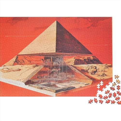 Pyramide Puzzle 1000 Teile Holzspielzeug Spektakulär Geschicklichkeitsspiel Für Erwachsene Und Kinder Ab 14 Jahren 1000pcs (75x50cm) von EYABZKLDZ