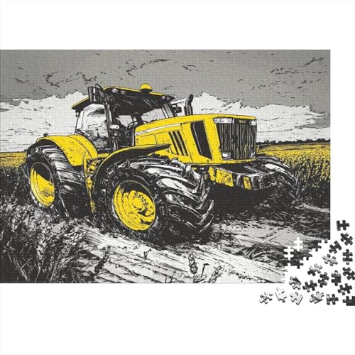 Zugmaschine Holzpuzzles 300 Teile Holzspielzeug Puzzle-Spiel Für Erwachsenenpuzzle Ab 14 Jahren 300pcs (40x28cm) von EYABZKLDZ