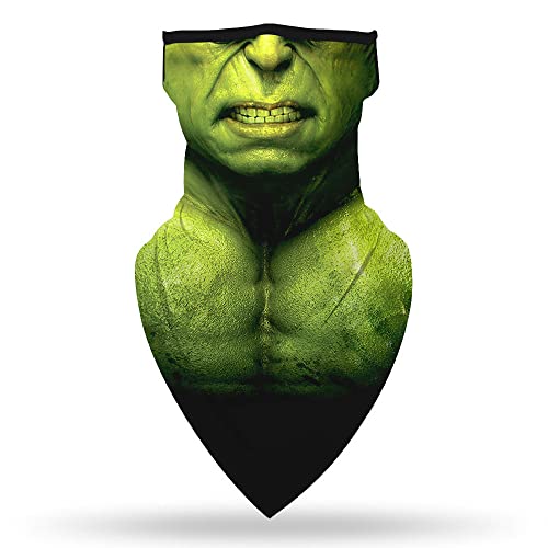 EZB Halloween Bandana Around Ears Sturmhaube Maske | Einheitsgröße (Hulk) von EZB