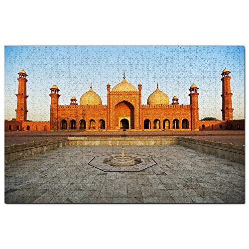 Badshahi-Moschee, Lahore, Pakistan, Puzzle, 1000 Teile, Spiel, Kunstwerk, Reisesouvenir, Holz, 52 x 38 cm von EZMLFA