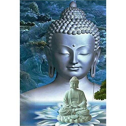 Puzzle 1000 Teile Zen-Buddha-Skulptur für Erwachsene, 70 x 50 cm von EZMLFA