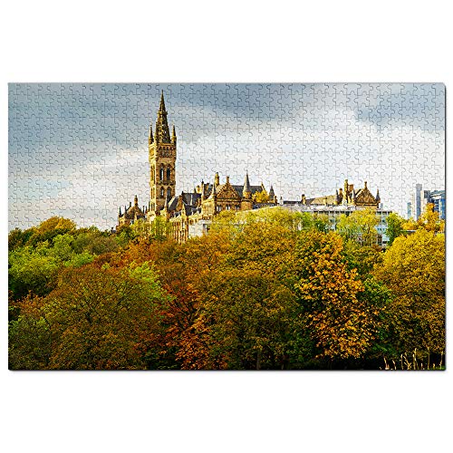 Puzzle für Erwachsene mit der Universität von Glasgow, Großbritannien, England, 2000 Teile, Reisegeschenk, Souvenir, 70 x 100 cm von EZMLFA