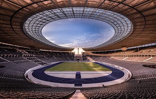 Unmögliches Puzzle 2000 Teile Stadt Fußball Berlin Olympiastadion Deutschland 70x100CM von EZMLFA