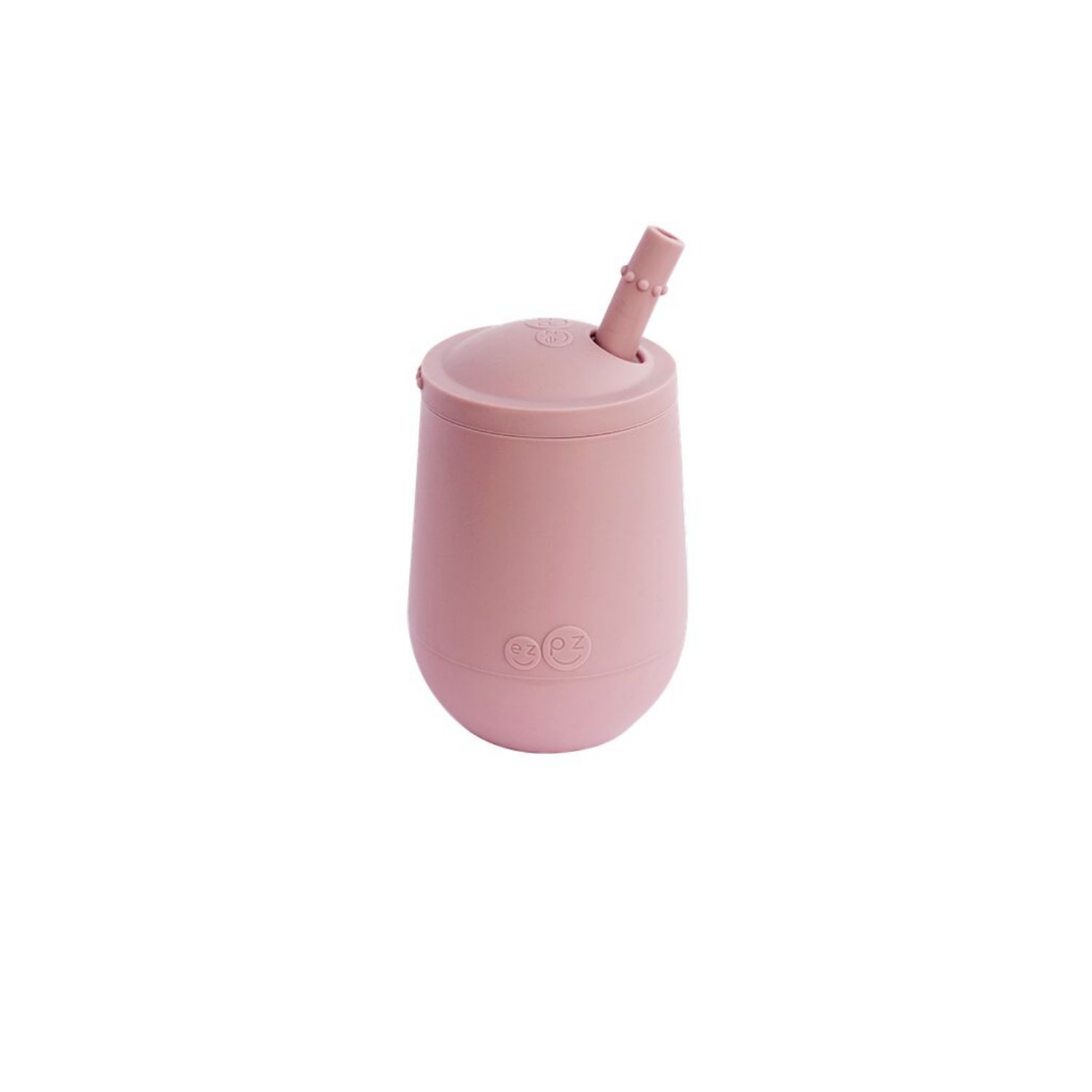 EZPZ Mini Cup + Strohhalm aus Silikon - Blush EZPZ Mini Cup + Strohhalm aus Silikon - Blush von EZPZ