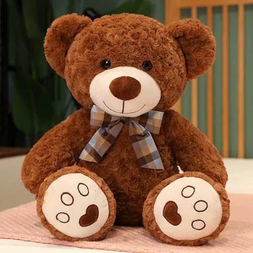EacTEL Cute Classic Teddy Bear Plush Toy Kawaii Bow Tie Bear Plush Pillow Plush Doll Kids Girl Valentine Gift 30CM 3 von EacTEL